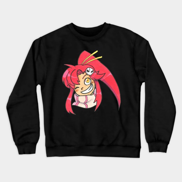 Yoko Gurren Lagan Crewneck Sweatshirt by LittleGreenHat